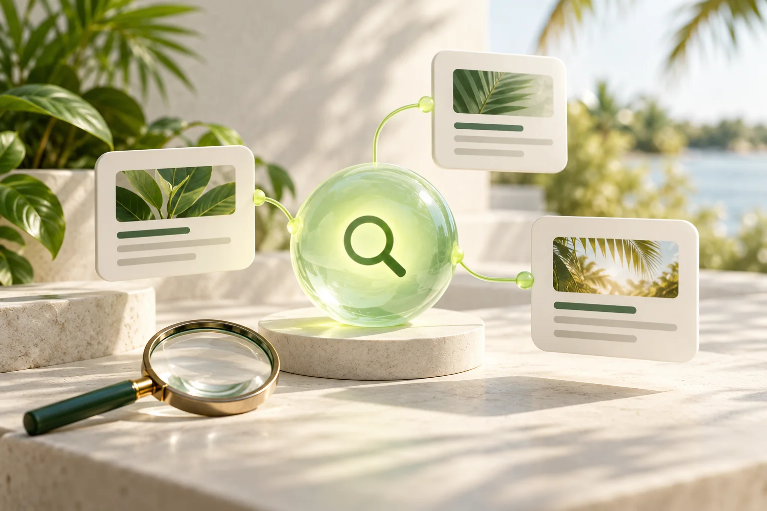 AI Search Visibility service illustration