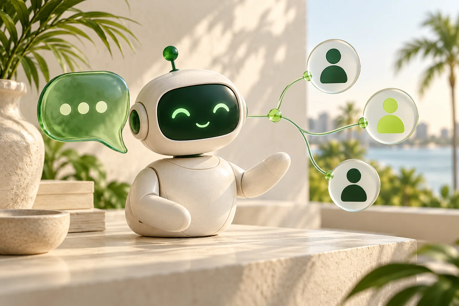 AI Chatbots & Automation service illustration
